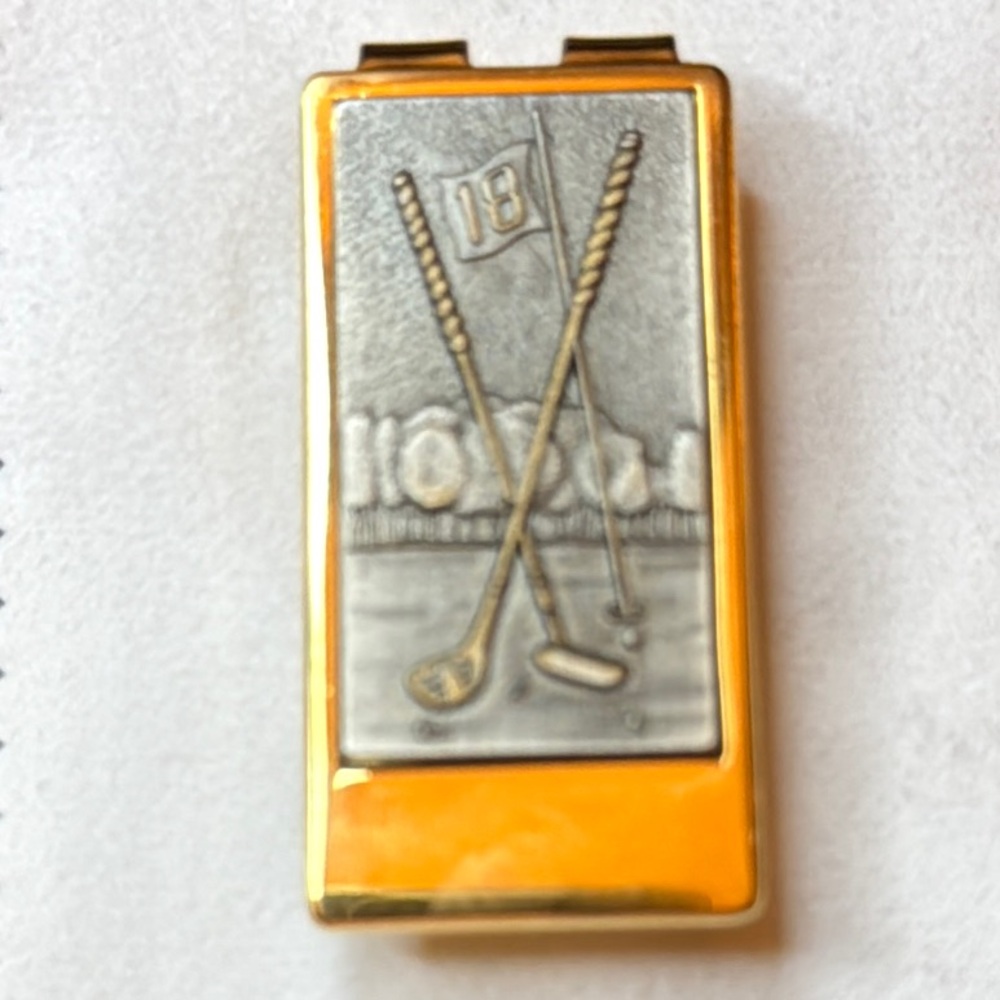 Anton Gold Filled 18th Hole Money Clip